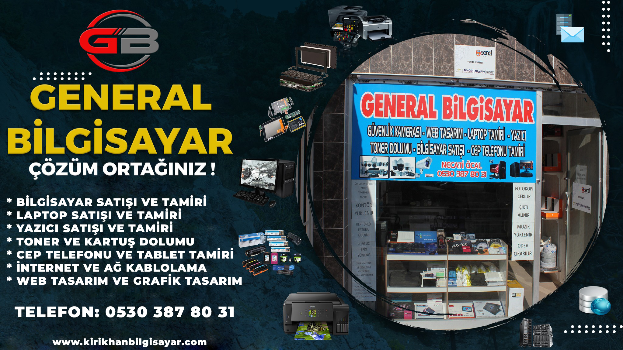General Bilgisayar Hizmetlerine Devam Ediyor.